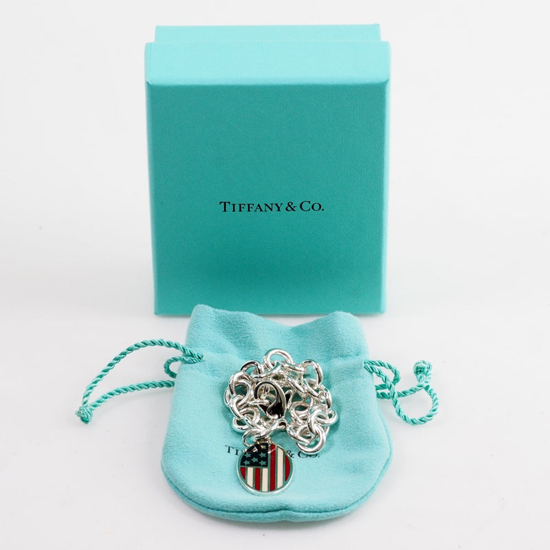Tiffany&Co. ティファニー ブレスレット アメリカ 星条旗 国旗 銀-