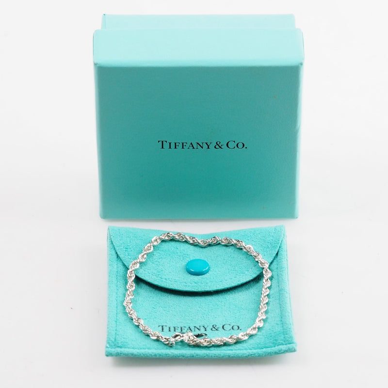 [Tiffany＆Co。] Tiffany Twist Chain Silver 925女士手链A等级