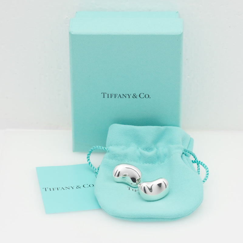 [Tiffany & Co.] Tiffany Bean Silver 925 Ladies Earrings A Rank