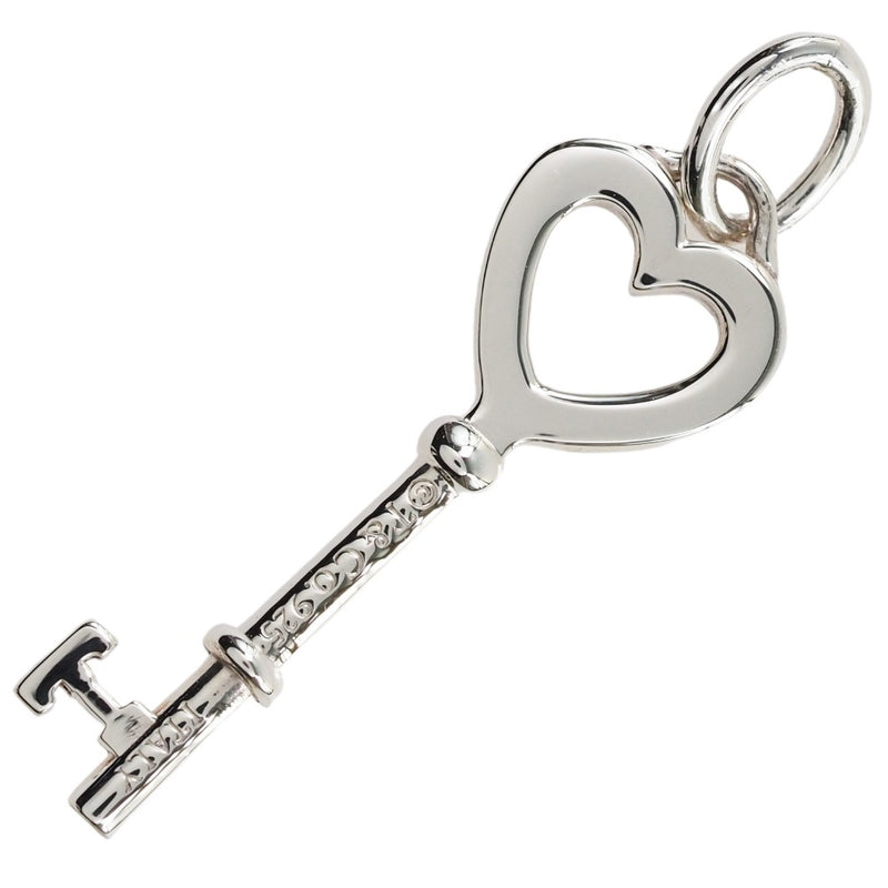 [Tiffany & Co.] Tiffany Heart Key Silver 925_ Pendant Top A Rank