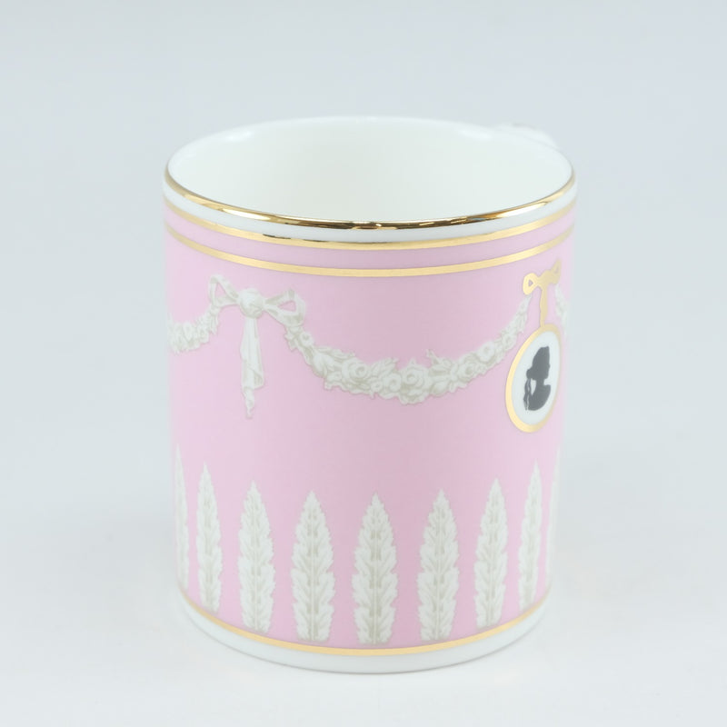 【Wedgwood】ウェッジウッド
 ピンク カメオ (PINK CAMEO) マグカップ ポーセリン _ 食器
A-ランク