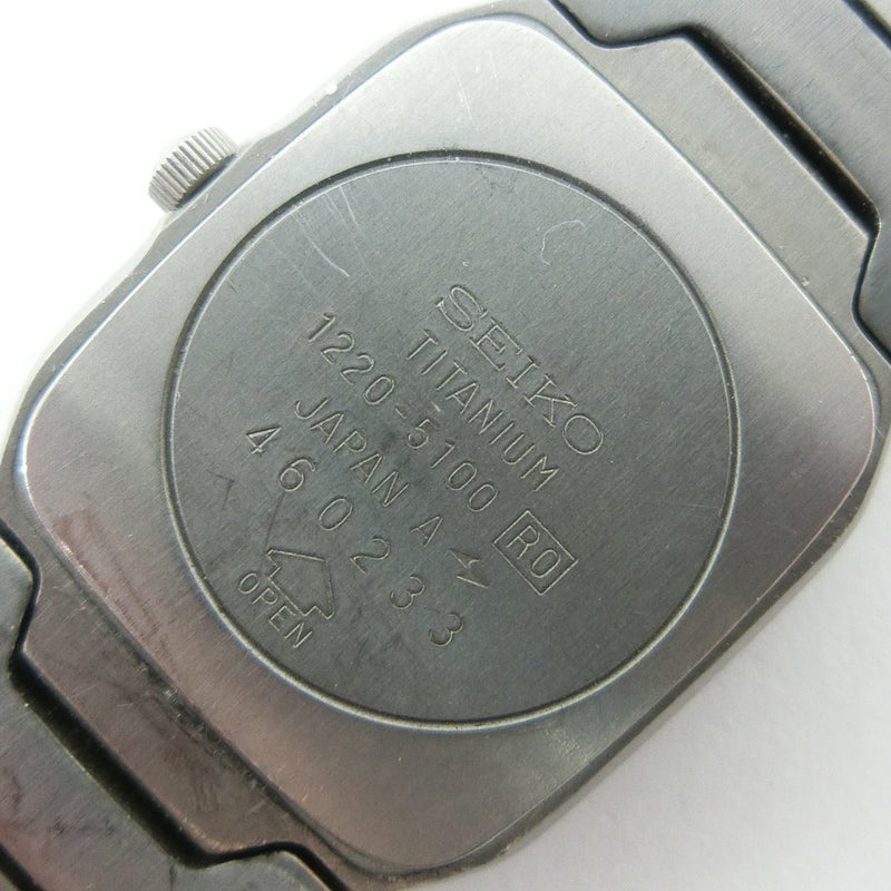 [Seiko] Seiko Exceline 1220-5100 Titanium Quartz 아날로그 레이디 시계