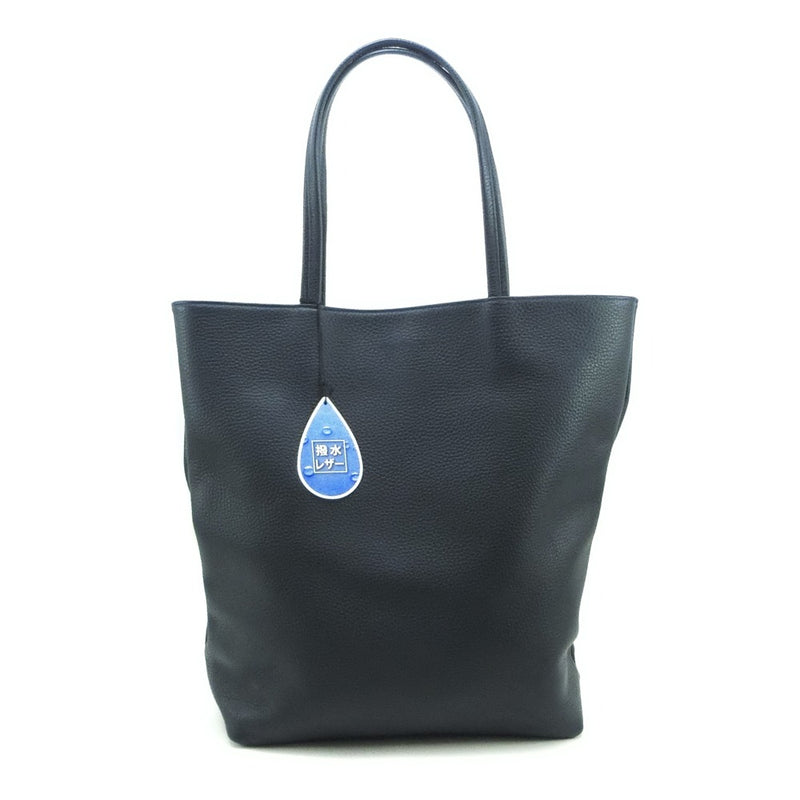 [Ever Onward] Ever -on Word Kyocera Novelty Water -repellent Leather Calf Black Ladies Tote Bag S Rank