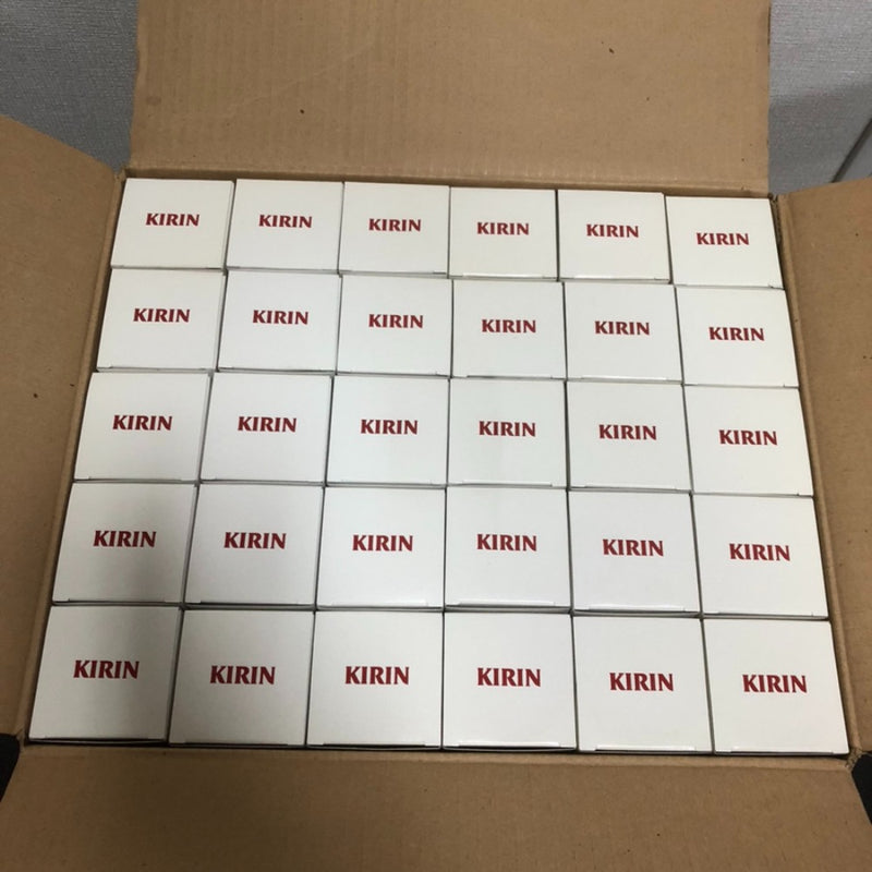 【KIRIN】キリン
 LAGER BEER ビールグラス×3箱90個セット 食器
 非売品 ガラス LAGER BEER beer glass x3 boxes 90 pieces ユニセックスSランク