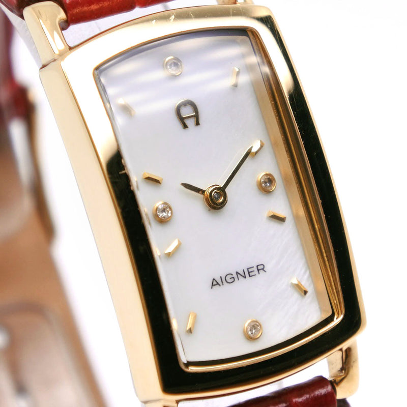 AIGNER アイグナー レディース時計 シェル文字盤 - 腕時計(アナログ)