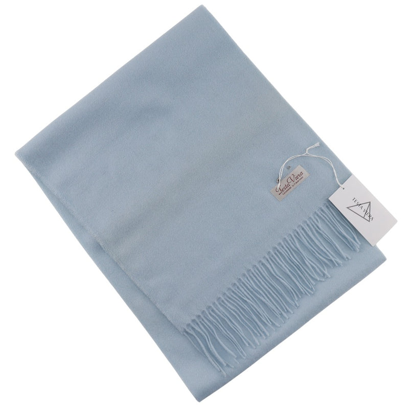 TESTA VIERA Muffler Fukaki MikikaStainsYa x Wool Nile Blue TESTA VIERA Ladies S Rank