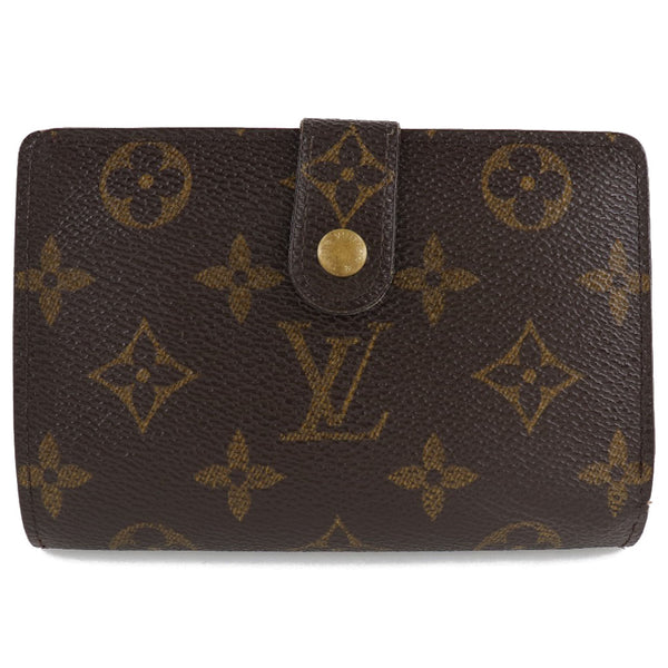 [Louis Vuitton] Louis Vuitton Port Monet Vie Vienois M61663 모노그램 캔버스 차 숙녀 Bi- 폴드 지갑