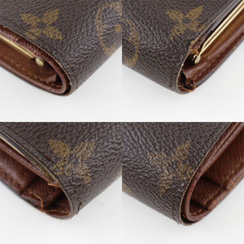 [LOUIS VUITTON] Louis Vuitton Port Monet Vie Vienois M61663 Monogram Canvas tea Ladies Bi -fold wallet