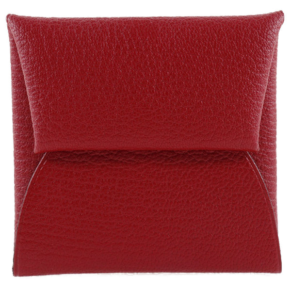 [HERMES] Hermes Bastia 039759CK Shable Rouge Cazak Red □ O Engraved Unisex Coin Case A Rank