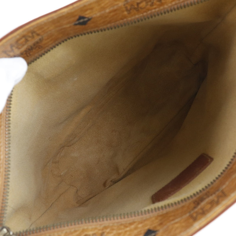 [MCM] M Sea M Visetos Monogram Leather Tea Ladies Shoulder Bag