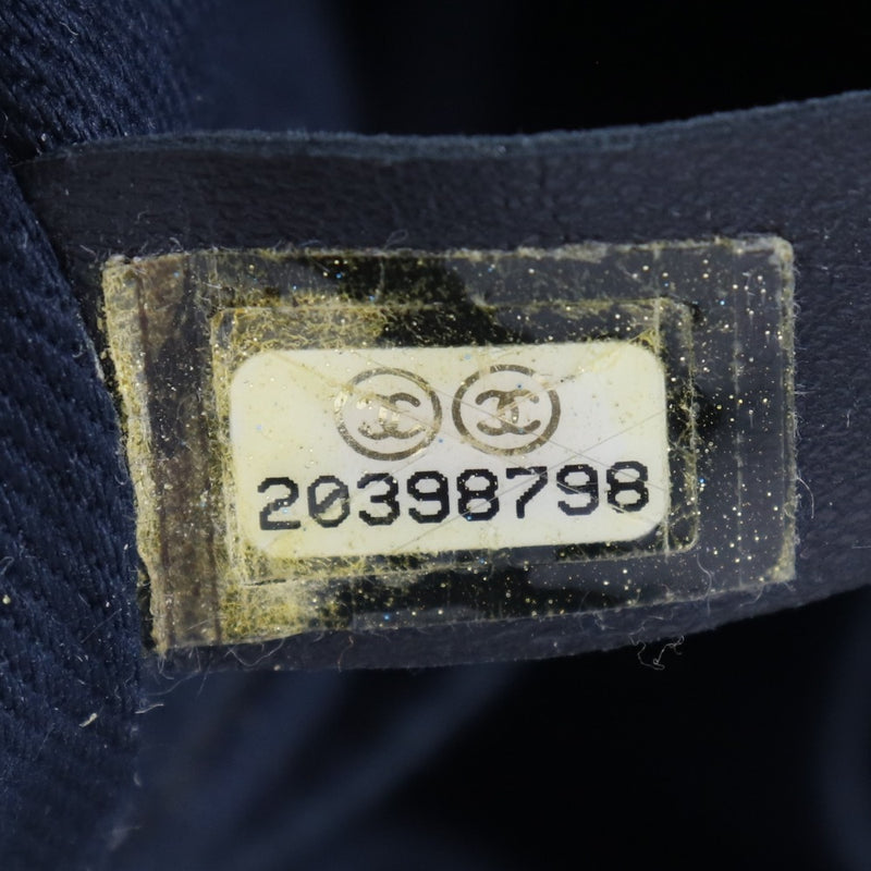 [香奈儿]香奈儿2way肩部可可标记A92240帆布X皮革海军蓝色女士手提袋