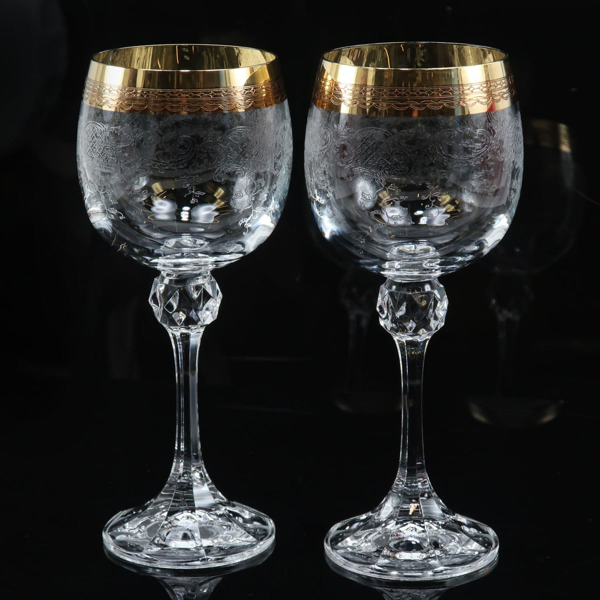 BOHEMIA】ボヘミア クリスタル ワイングラス 2脚セット グラス ペアグラス Set of 2 crystal wine glass –  KYOTO NISHIKINO