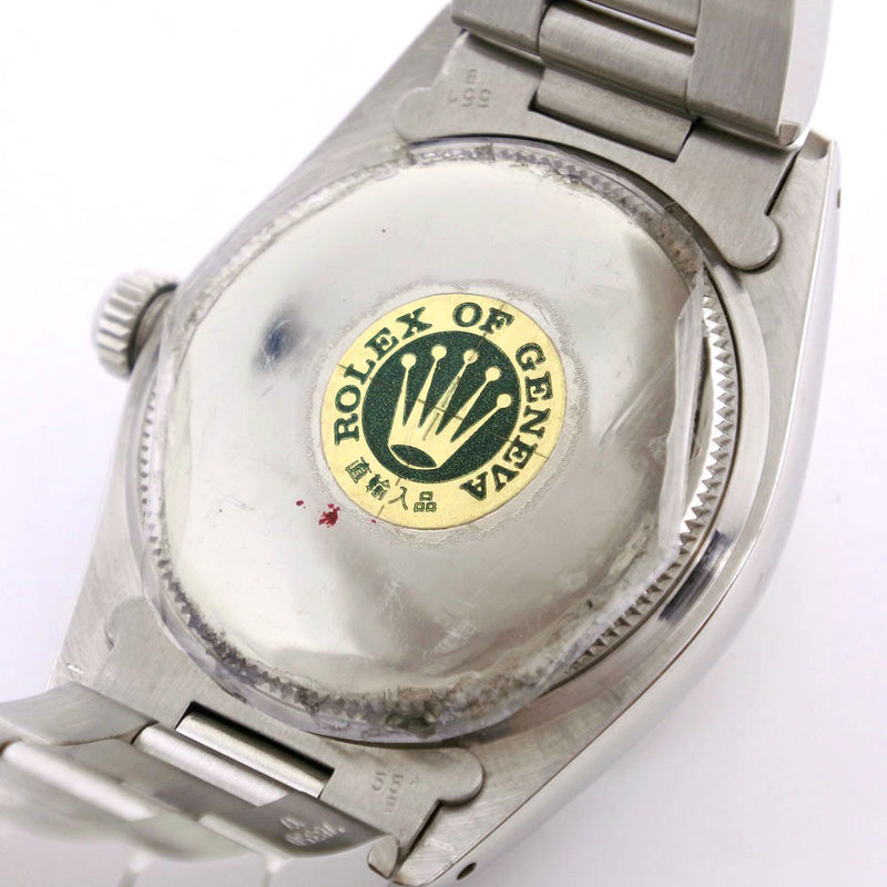 【ROLEX】ロレックス
 オイスター デイト プレシジョン 6466 ステンレススチール シルバー 手巻き ボーイズ シルバー文字盤 腕時計
A-ランク