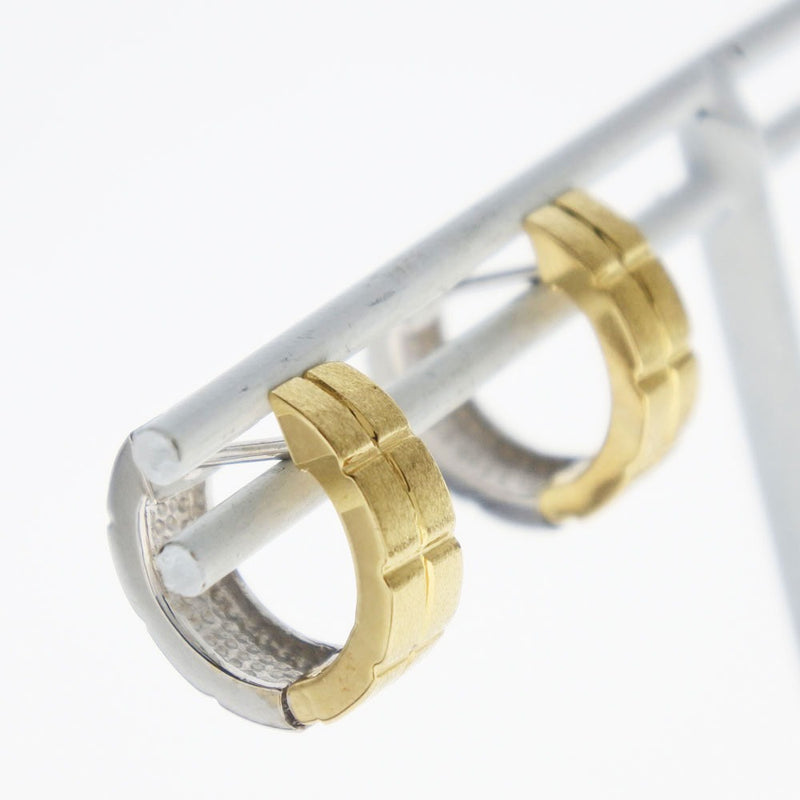 Pendientes de anillo K18 Oro amarillo X K18 Gold White Silver Ladies Pierce Sa Rank