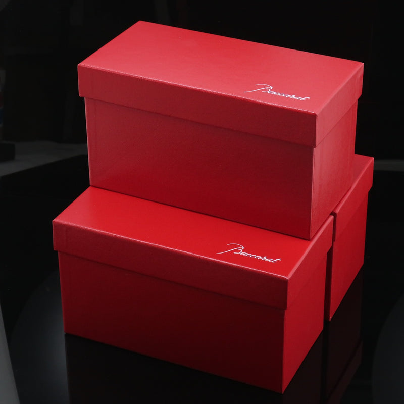 [BACCARAT] Baccarat (Beluga) 2010 Tan Blur x 6 pieces Gift Package Crystal_ Tableware S Rank