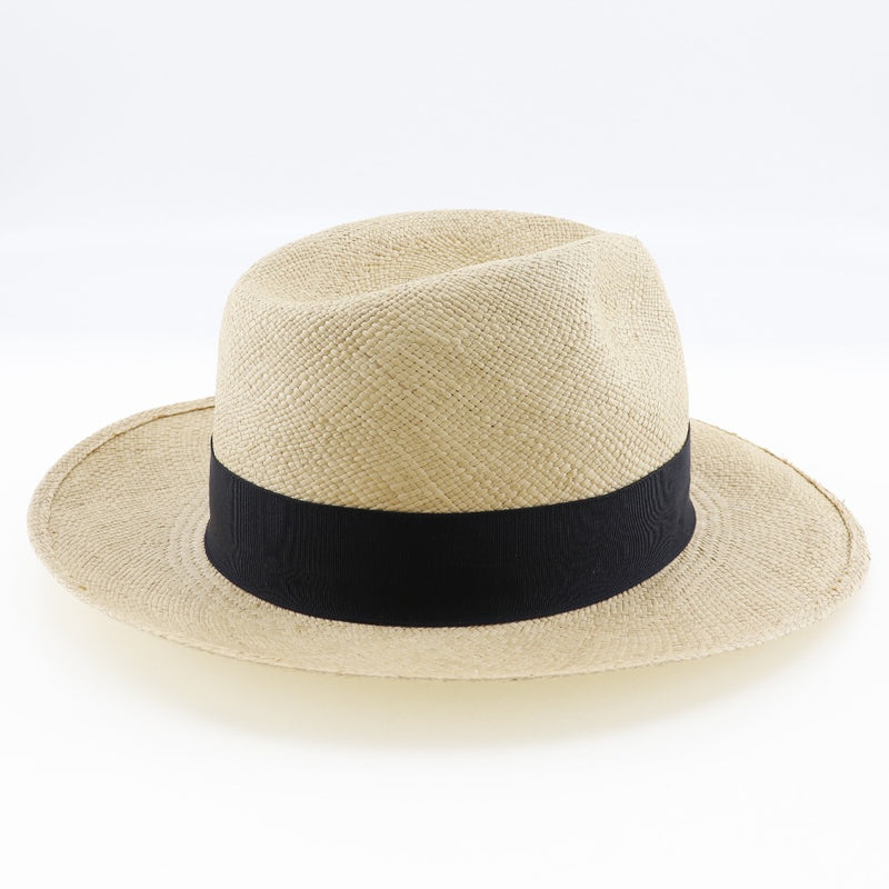 [Borsalino] Borsalino 
 다른 모자 
 파나마 모자 짚 베이지 색/흑인 남성의 계급