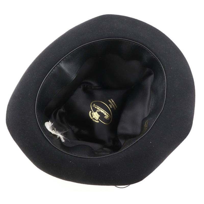 [Borsalino] Borsalino 
 Hat 
 Hat wool x leather black men's