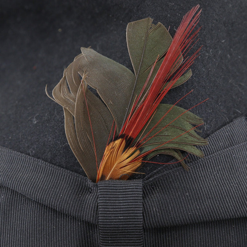 [Borsalino] Borsalino 
 Hat 
 Hat wool x leather black men's