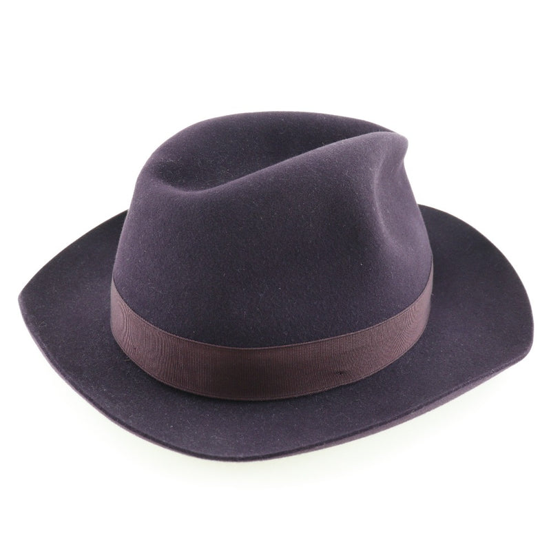 [Borsalino] Borsalino 
 Otro sombrero 
 Lana x cuero de cuero rank de hombres púrpura