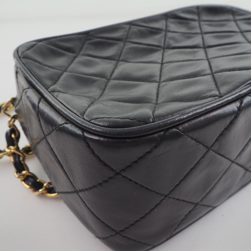 CHANEL] Chanel Chain Shoulder Tassel Vintage Lambskin Black Ladies