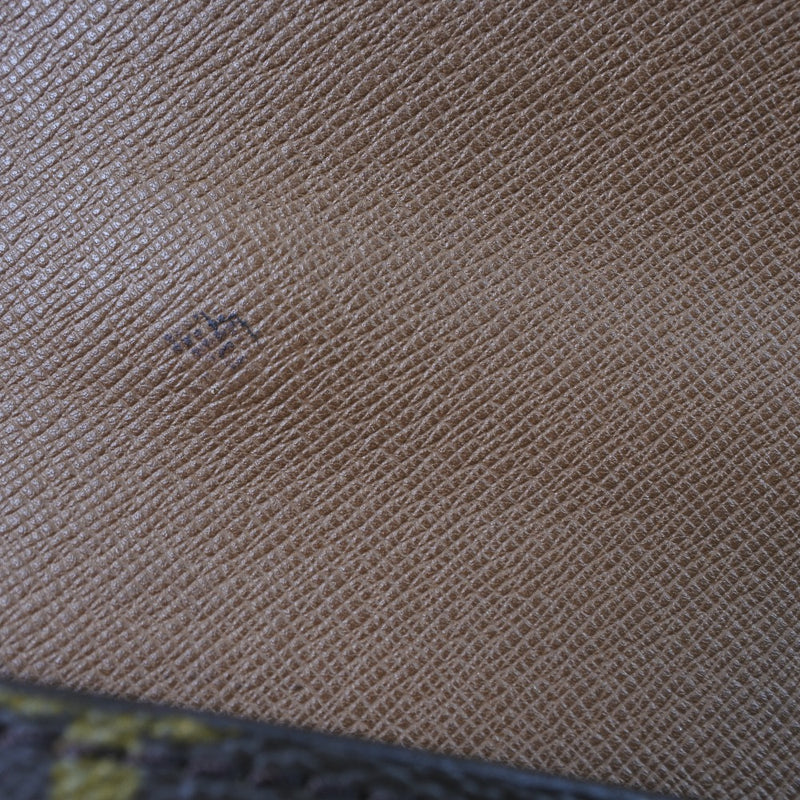 [Louis Vuitton] Louis Vuitton Mongon看到了M51185会标帆布茶SR0977雕刻女士手提包B级