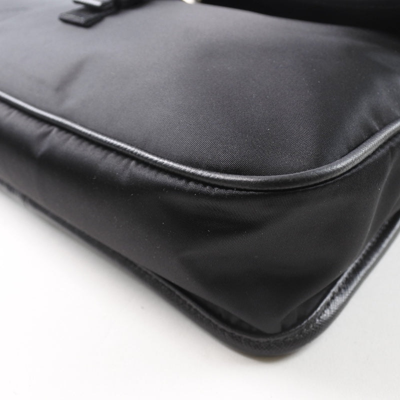 [PRADA] Prada Nylon Black Unisex Shoulder Bag A-Rank