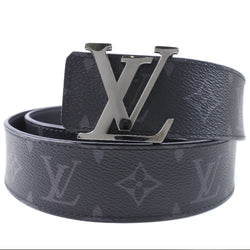 Louis Vuitton Blue Marine EPI Leather LV initials Belt 90cm
