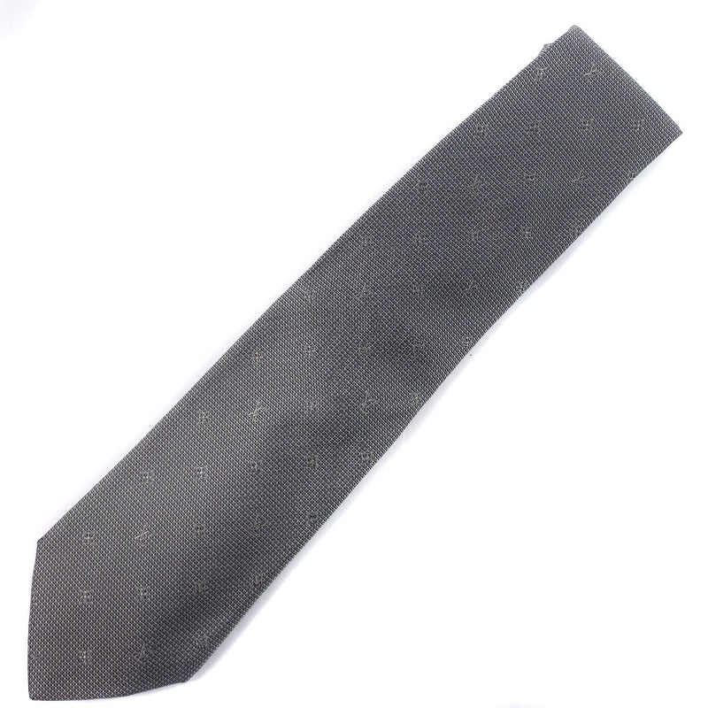 [Louis Vuitton] Louis Vuitton Monogram Silk Grey Tie A Rank