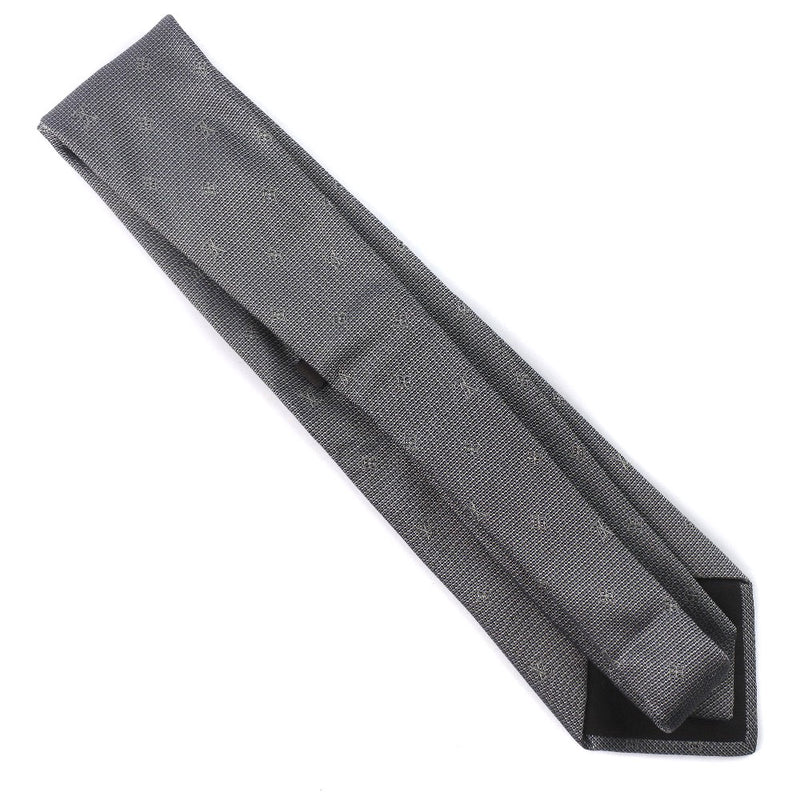 [Louis Vuitton] Louis Vuitton Monogram Silk Gray Men's Tie A Rank