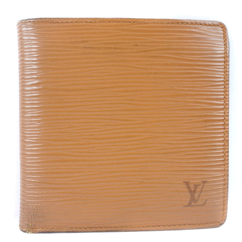 LOUIS VUITTON. Coin purse in brown epi leather, zipper c…