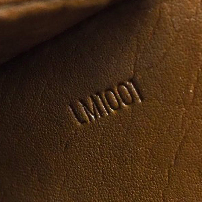 [Louis Vuitton] Louis Vuitton Columbus M91134 Monogram Verne Bronze IM1001 Bolsa de damas grabadas