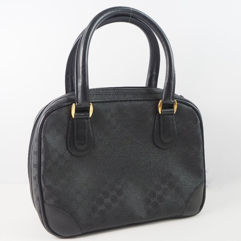 [Gucci] Gucci Micro 000.39.0090 PVC X皮革黑色女士手提包