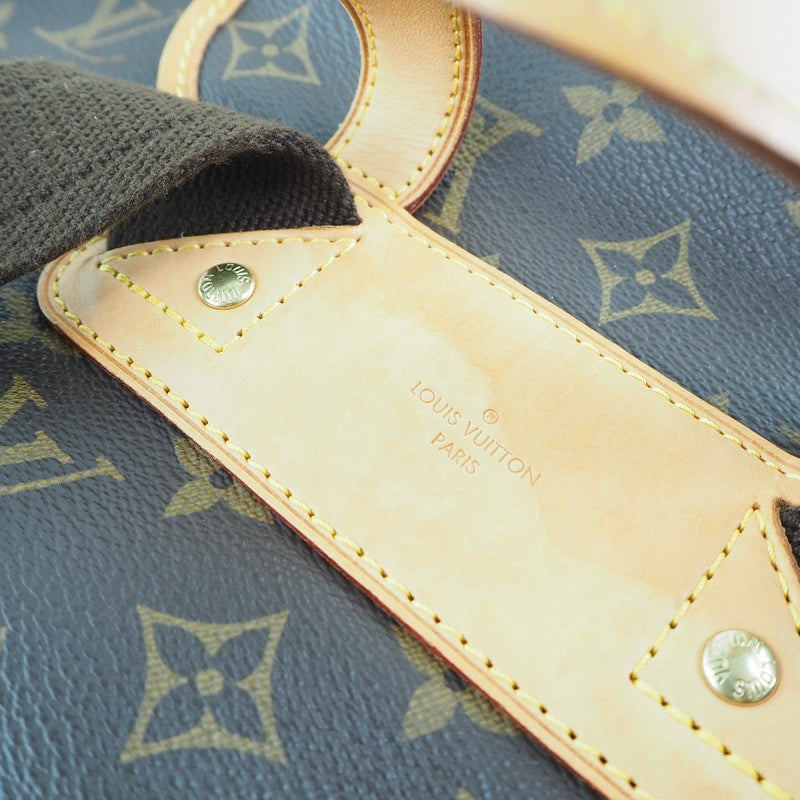 [Louis Vuitton] Louis Vuitton ack Advosfall M40107会标帆布茶中的背包背包。