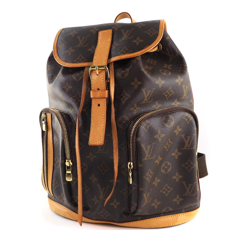[Louis Vuitton] Louis Vuitton ack Advosfall M40107会标帆布茶中的背包背包。