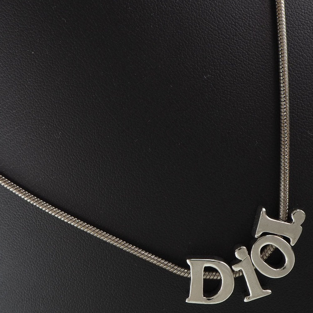 Christian dior 2025 silver necklace