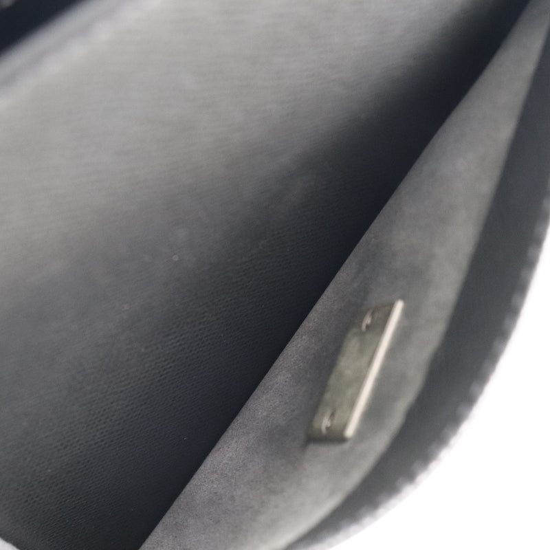 [LOUIS VUITTON] Louis Vuitton Celviet Kazan M30802 Taiga Aldoise Black MB0054 engraved Men's Business Bag