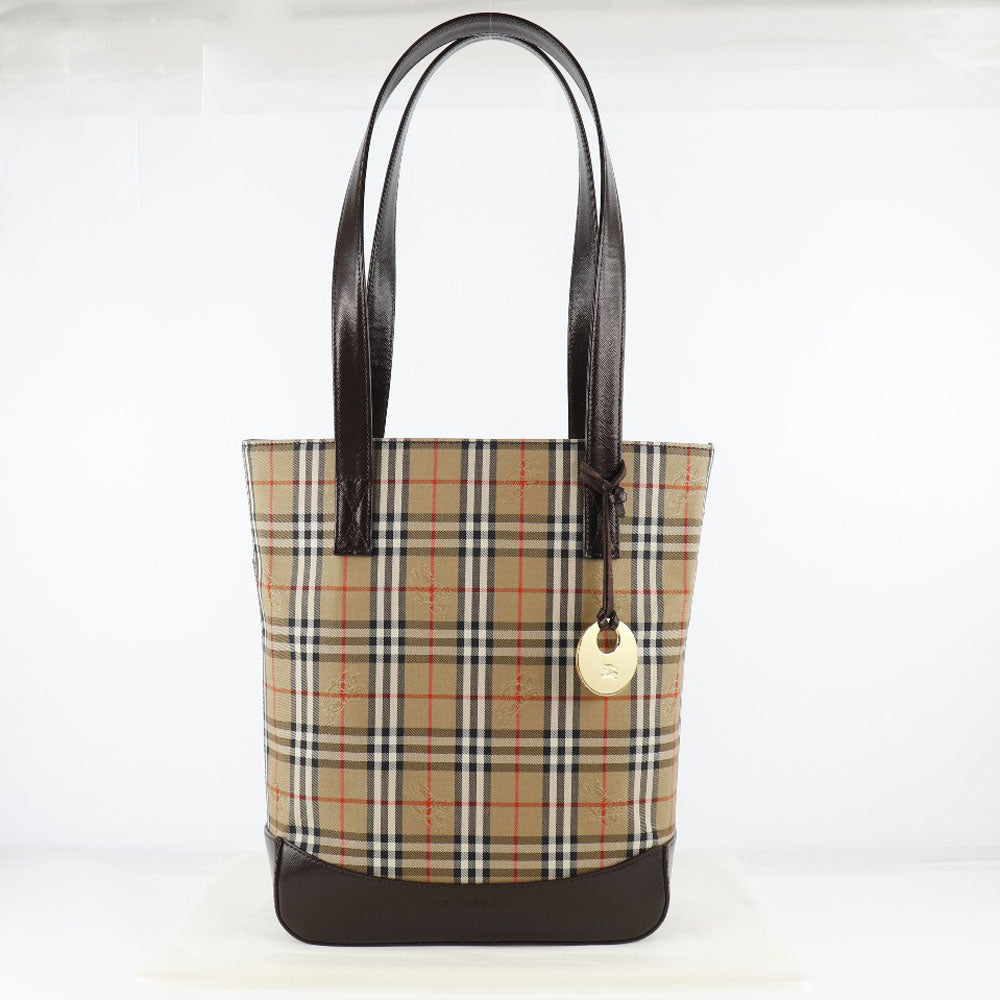 BURBERRY】バーバリー ノバチェック ヴィンテージ パテントレザー×キャンバス 茶 レディース トートバッグ Aランク – KYOTO  NISHIKINO