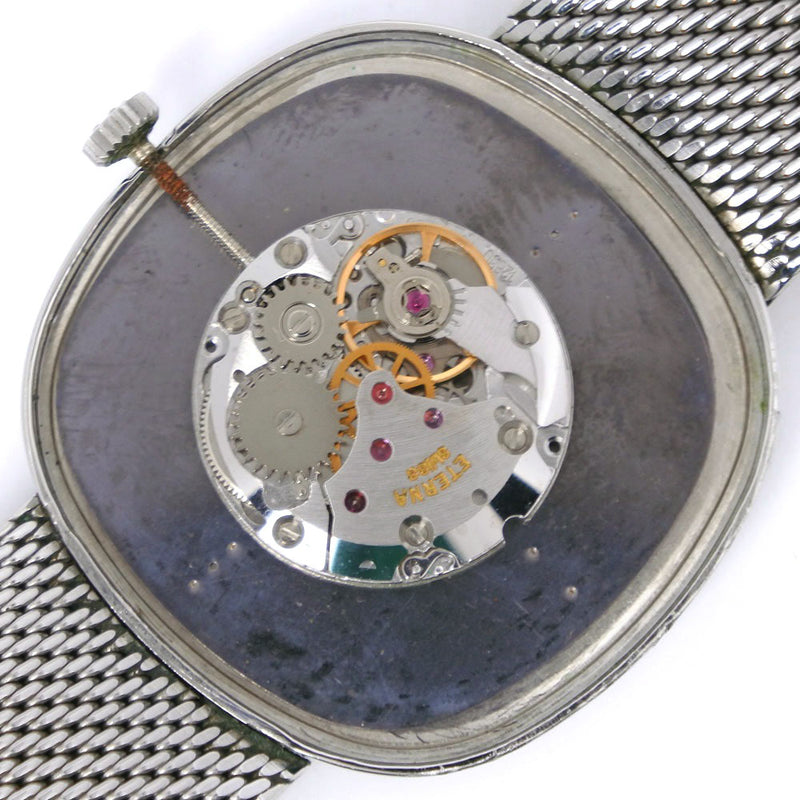 [Eterna] Eterna Cal.12660 Stainless steel hand -rolled men's black dial watch