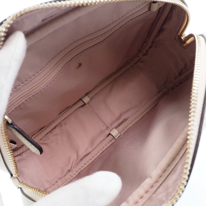 [Kate Spade] Kate Spade Camera Bag PXR00075 PVC Coating Canvas x Leather Beige Women's Shoulder Bag S rank
