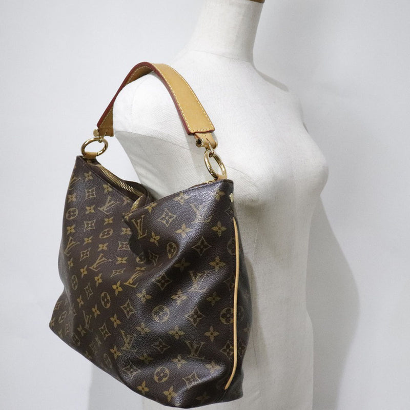 [Louis Vuitton] Louis Vuitton Shuri PM M40586会标帆布茶TJ0194雕刻女士肩袋