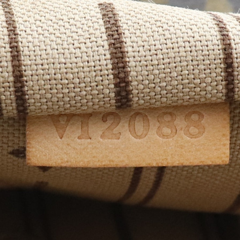 [LOUIS VUITTON] Louis Vuitton Never Full MM M40156 Monogram canvas tea VI2088 engraved ladies tote bag