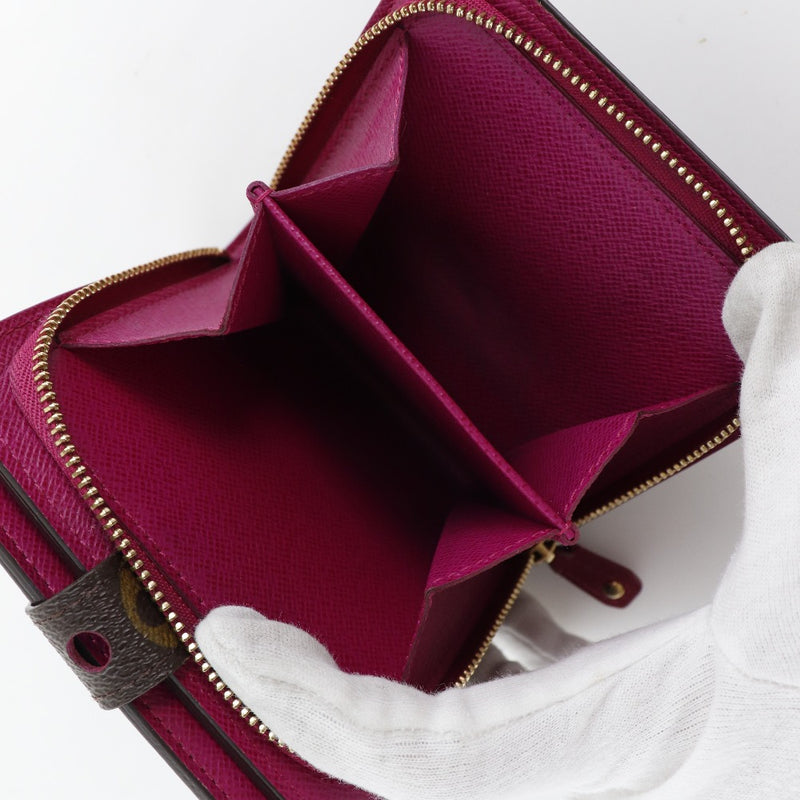 [Louis Vuitton] Louis Vuitton紧凑式邮编M95188会标perfofusha茶/粉红色MI0036品牌钱包