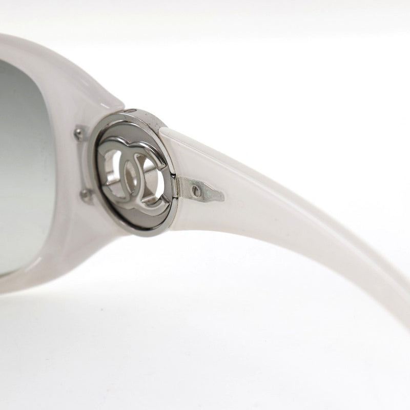 CHANEL] Chanel Coco Mark 6023 Plastic White Men's Sunglasses