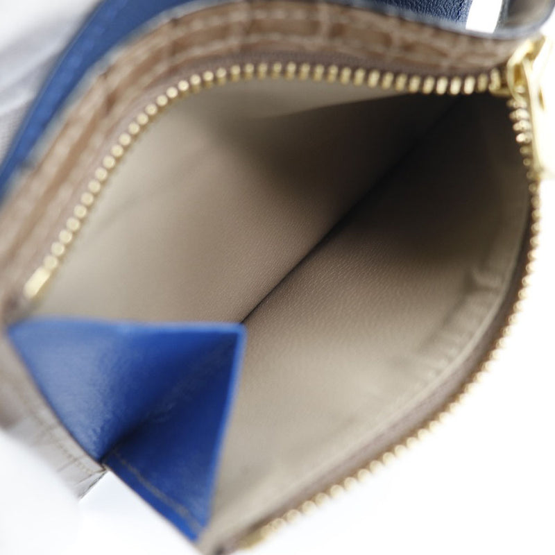 L'ARCOBALENO] Larcobaleno Smart mini wallet leather blue unisex