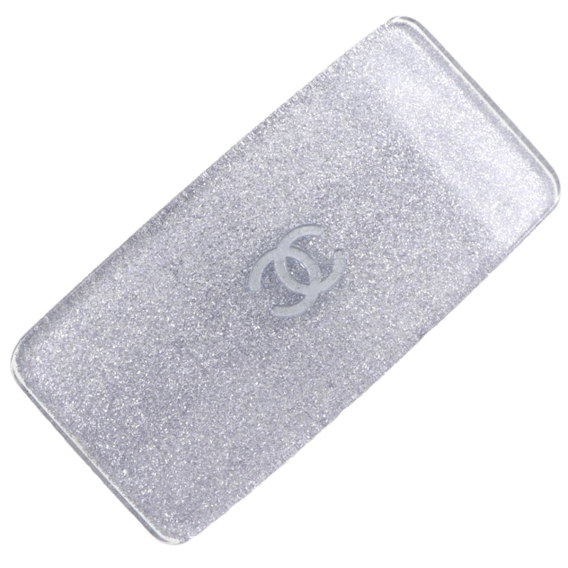 Chanel Plastic Silver Ladies Valetta B-Rank