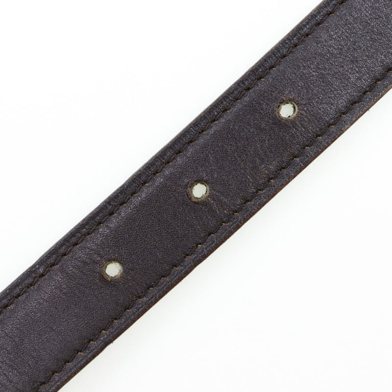[HERMES] Hermes H Belt too Leg Belt Leather x Metal □ I engraved H-Belt Touareg Unisex A-Rank