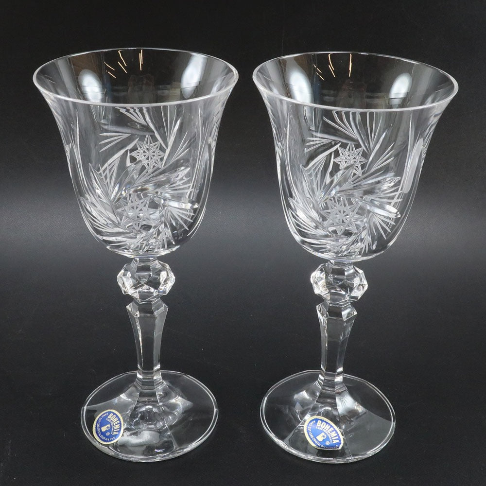 ボヘミアクリスタルグラス 4点セットボヘミアグラス - グラス/カップ