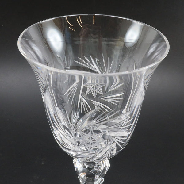 【BOHEMIA】ボヘミア
 クリスタル ワイングラス 2脚セット グラス
 ペアグラス Set of 2 crystal wine glasses _Sランク