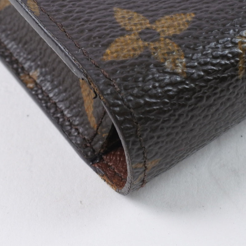 [LOUIS VUITTON] Louis Vuitton Etui Garette Cigarette Case M63024 Monogram Canvas tea CT1006 engraved Unisex Pouch A-Rank