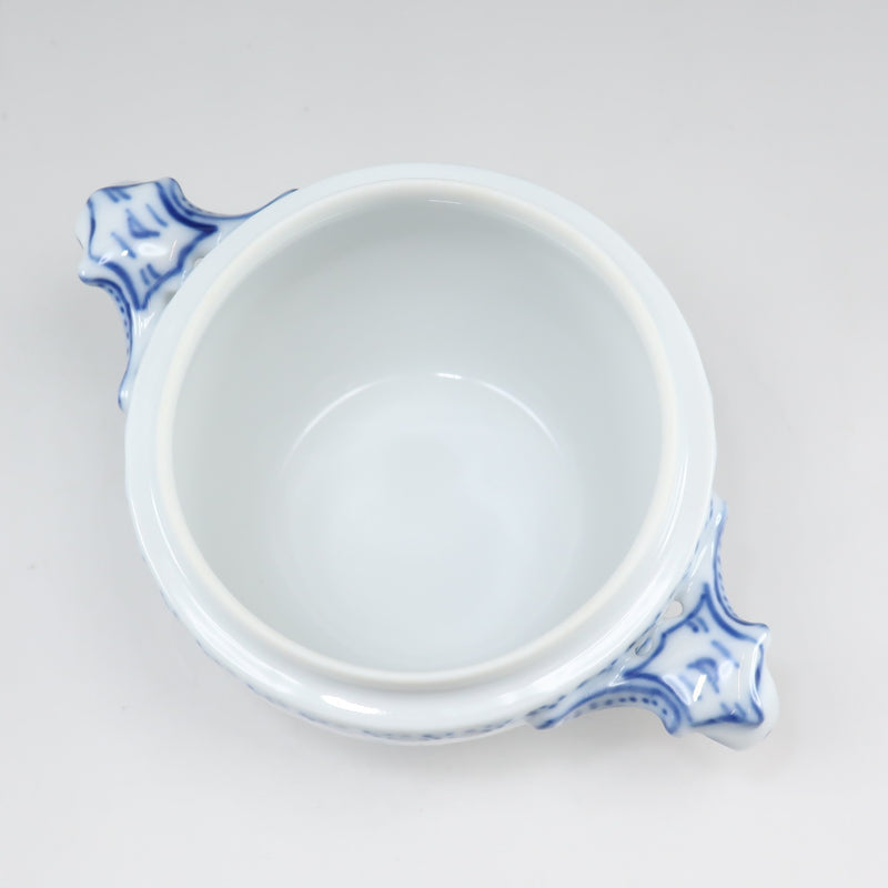 [Royal Copenhagen] Royal Copenhagen Blue Fruted Half Lace Sugar Pot Porcelain_ 테이블웨어 A 등급